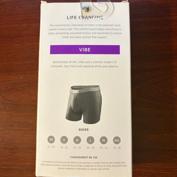 SAXX VIBE Boxer Briefs “Miami Sunset Stripe" - Picture 3 of 3